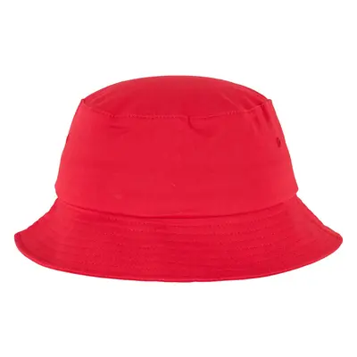 Čepice Flexfit Cotton Twill Bucket Red