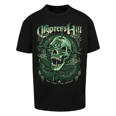 Tričko Cypress Hill Skull Face Oversize černé