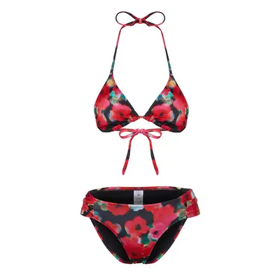 Trendyol Floral Patterned Triangle Regular Bikini Set