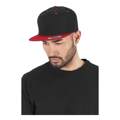 Klasický Snapback 2-Tone blk/red