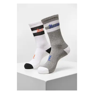 Nebe Hell Socks 2-Pack šedá/bílá