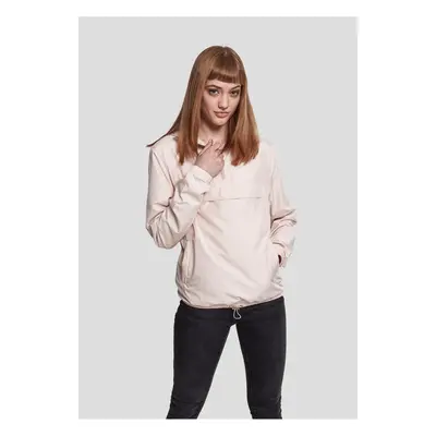 Dámská bunda Basic Pull Over Jacket světle růžová