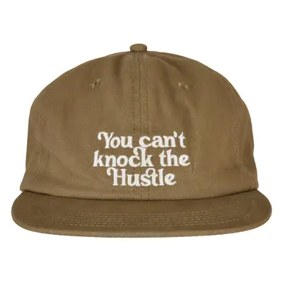 Knock the Hustle Strapback Cap olivová/bílá