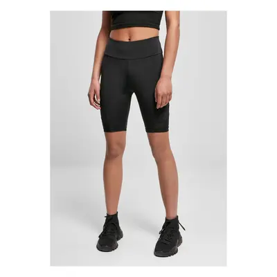 Dámské kraťasy High Waist Tech Mesh Cycle, černé