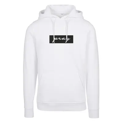 Pray Boxlogo Hoody Tee bílé