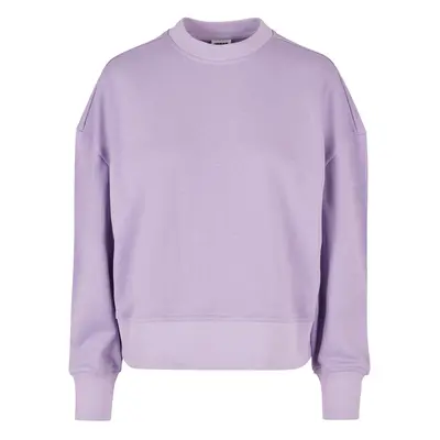 Dámský oversized Terry Crewneck lila