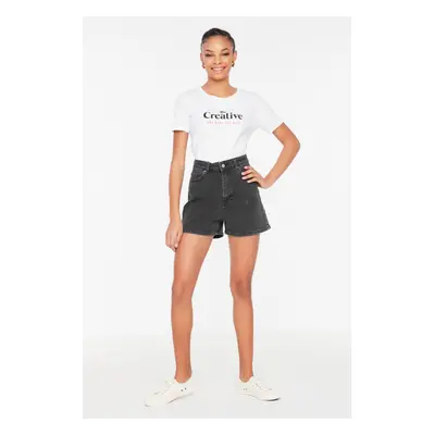 Dámské kraťasy Trendyol Mom Denim Shorts