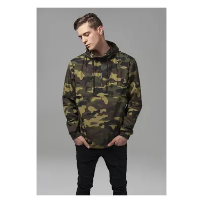 Camo Pull Over Windbreaker woodcamo