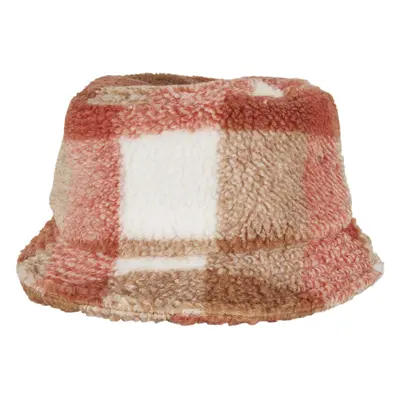 Sherpa Check Bucket Hat whitesand/karamel