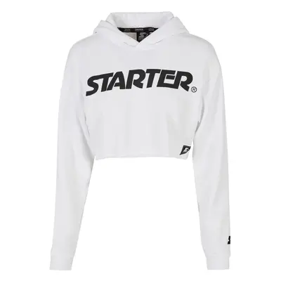 Ladies Starter Cropped Hoody bílá