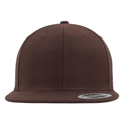 Klasický snapback hnědý