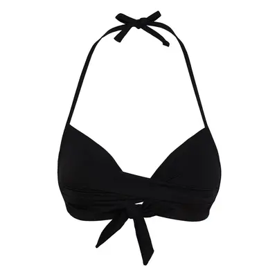 Trendyol Černá Podprsenka Push Up Bikiny Top