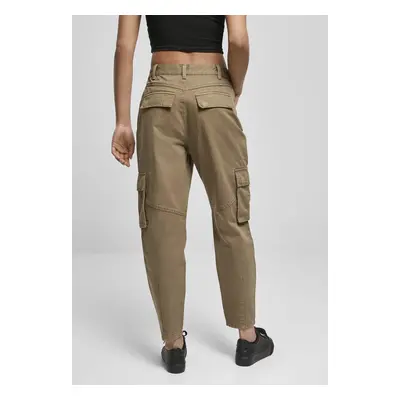 Dámské kalhoty Ballon Fit Cargo Twill v khaki barvě