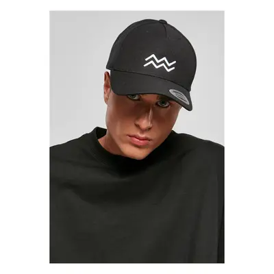 Zodiac YP Classics 5panelová prémiová zakřivená kšiltovka Snapback Cap aquarius