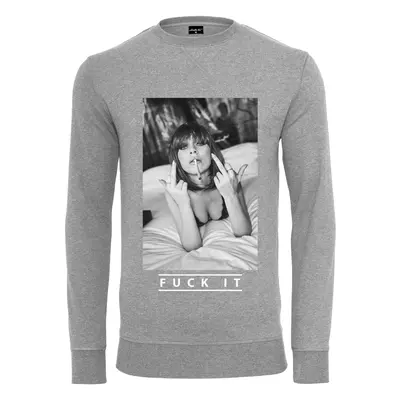 Pánská mikina Fuck It 2.0 Crewneck šedá