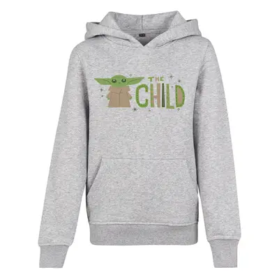 Kids Mandalorian The Child Hoody heather gray