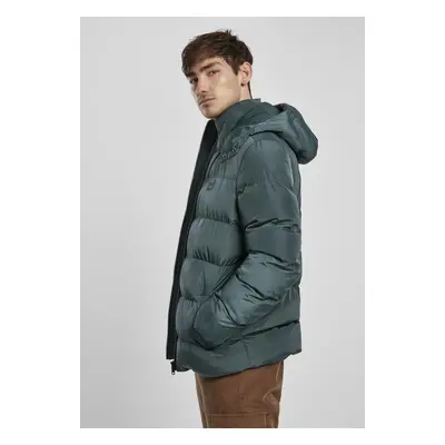 Bunda s kapucí Puffer Jacket bottlegreen