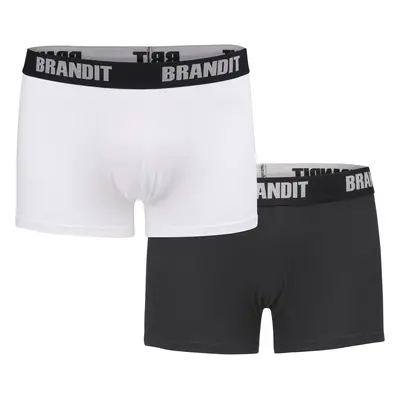 Boxerky Logo 2er Pack wht/blk