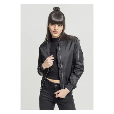 Dámská bunda Basic Bomber Jacket černá