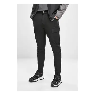 Tapered Double Cargo Pants černé