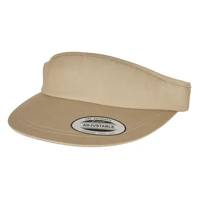 Kšiltovka Flat Round Visor Cap khaki