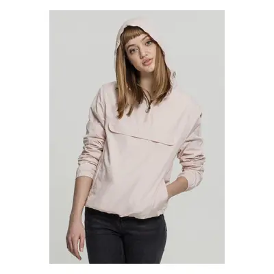 Dámská bunda Basic Pull Over Jacket světle růžová