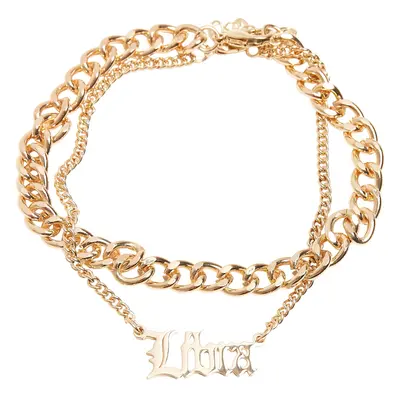 Zodiac Golden Anklet libra