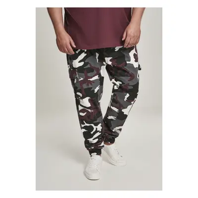 Camo Cargo Jogging Kalhoty 2.0 víno camo