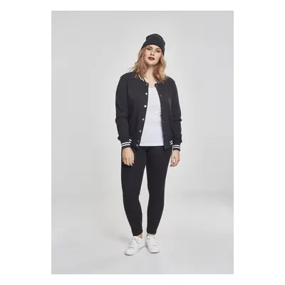 Dámská College Sweat Jacket blk/blk