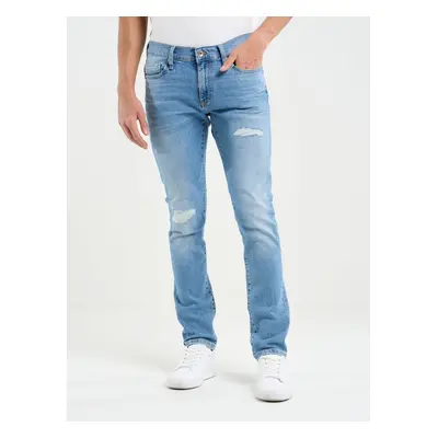 Big Star Man's Slim Trousers Denim Light Denim-239