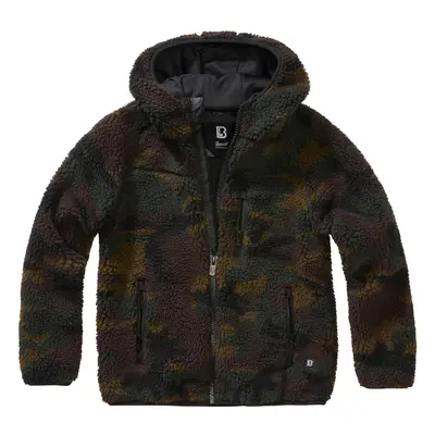 Dětská Teddyfleecejacket Hood woodland