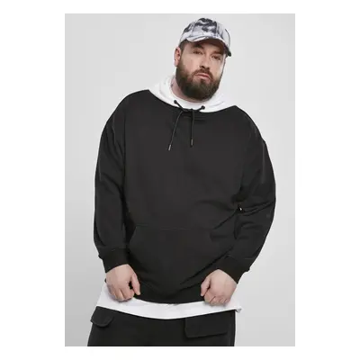 Oversized Hooded Crew černá