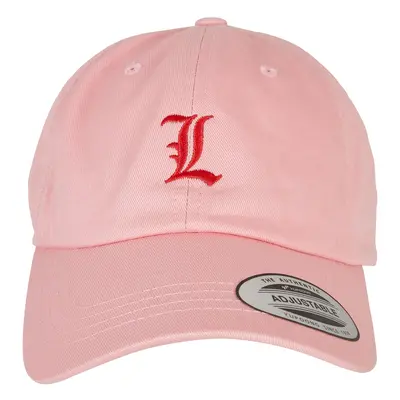 Letter Pink Low Profile Cap