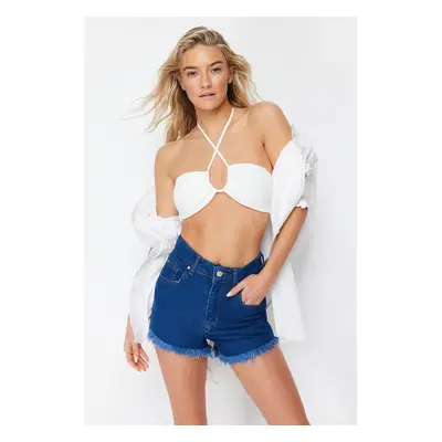 Trendyol Blue Denim Beach Shorts