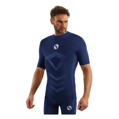 Sesto Senso Man's Thermo Top Short CL39 Navy Blue