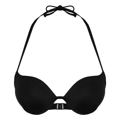 Trendyol Black Balconet Push Up Bikini Top