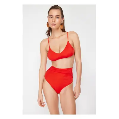 Trendyol Red Bralette Bikini Top