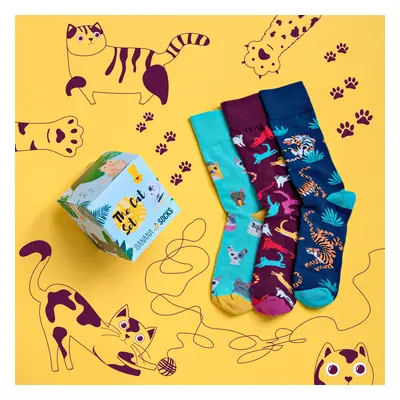 Banana Socks Unisex's Socks Set The Cat Set