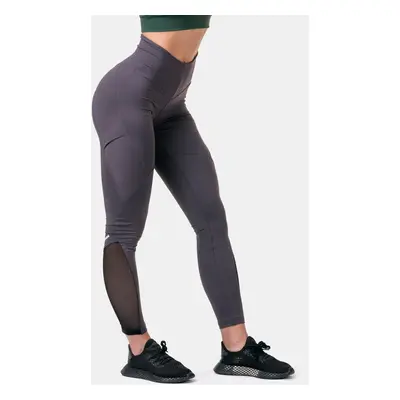 Dámské legíny Nebbia Fit & Smart leggings high waist marron