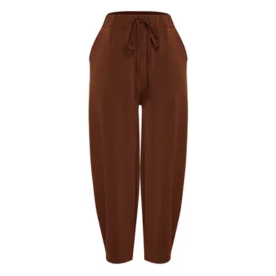 Trendyol Brown Harem/Shalwar Aerobin Woven Trousers