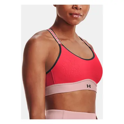 Under Armour Podprsenka UA Infinity Mid Bra Blocked-RED - Dámské