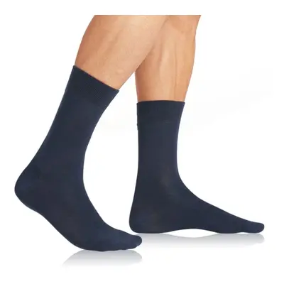 Tmavě modré pánské ponožky Bellinda GENTLE FIT SOCKS