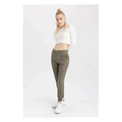 DEFACTO Jogger Standard Fit Gabardénové Kalhoty