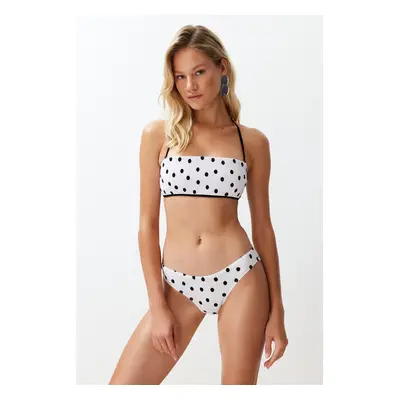 Trendyol Polka Dot Regular Bikini Bottom