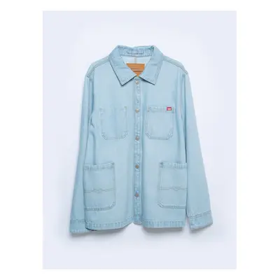 Big Star Man's Jacket Outerwear Light Denim-253