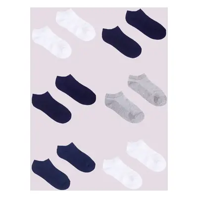 Yoclub Kids's Ankle Thin Socks Basic Colours 6-Pack P1