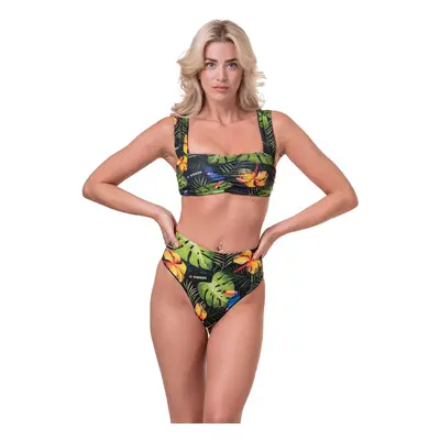 Dámské plavky Nebbia High-energy retro bikini - top jungle green