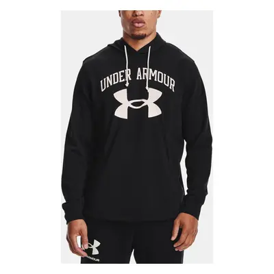 Pánská mikina Under Armour RIVAL TERRY BIG LOGO HD-BLK