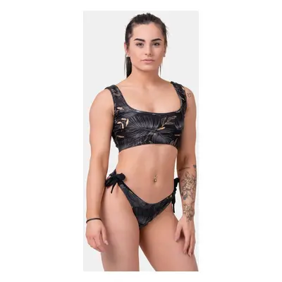 Dámské plavky Nebbia Miami sporty bikini - top volcanic black