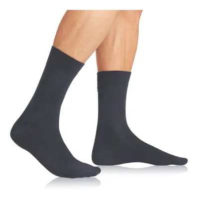 Tmavě šedé pánské ponožky Bellinda GENTLE FIT SOCKS